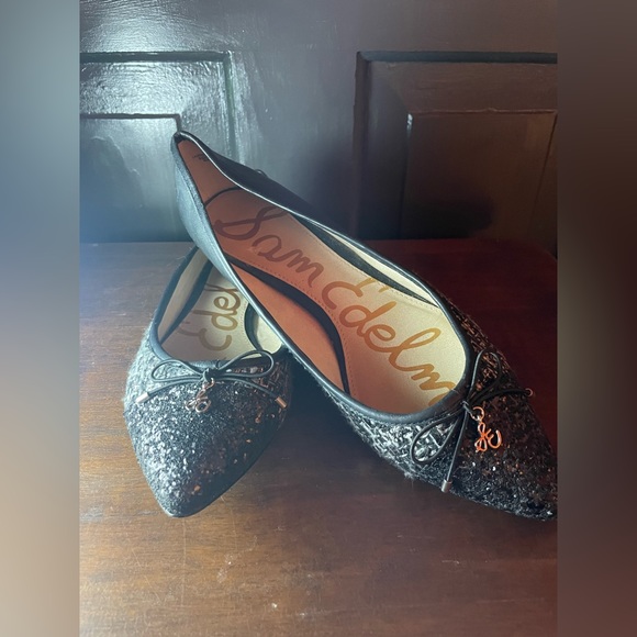 Sam Edelman Lilly Glitter Tweed pointed flats Size 8.5 - Picture 6 of 8